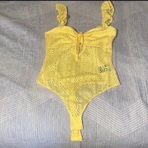 Yellow Bodysuit